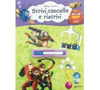 Scrivi, cancella e riscrivi. Pixar. Con pennarello cancellabile