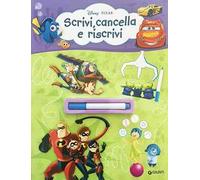 Scrivi, cancella e riscrivi. Pixar. Ediz. a colori. Con pennarello cancellabile
