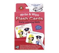 Scrivi e cancella colori, forme e primi numeri. Scheda flash dai 3 anni in su