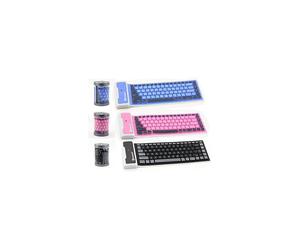 Scrivi fuori dagli schemi con la tastiera Bluetooth flessibile in silicone.