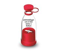 ''Scrivi la tua frase'' Mini Frullatore Portatile USB da Viaggio, 380ml,con Maniglia,personalizzato con nome frase idea regalo amici casa viaggi anniversario compleanno dieta amici healty sanvalentino