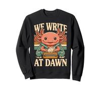 Scriviamo all'alba Axolotl Mattina Rituale di Scrittura Felpa