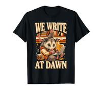 Scriviamo All'alba Scrittore Notturno Possum Maglietta