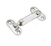 Scrocco a molla, scrocco a cerniera, Chiusura a scatto for porta scorrevole con chiusura magnetica e gancio in acciaio inossidabile 304 multicolore(J6)