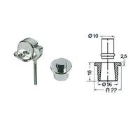 Scrocco a pulsante ott. cr. - 1 PZ Osculati - 38.309.22 - 3830922