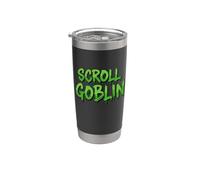 SCROLL GOBLIN Divertente dipendente dalle app di scorrimento dei social media Bicchiere termico in acciaio inox doppia parete