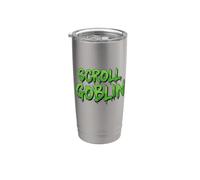 SCROLL GOBLIN Divertente dipendente dalle app di scorrimento dei social media Bicchiere termico in acciaio inox doppia parete