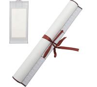 Scroll In Bianco Calligrafia 2 pezzi di carta for calligrafia cinese vuota for appendere rotoli for scrivere e dipingere con inchiostro a pennello(Grey)