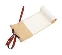 Scroll Paper Chinese Calligraphy Practicing Blank Xuan with Wooden Rods for Artwork Wedding Invitation Display Traditional