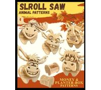 Scroll Saw Patterns: Bull, Goat, Donkey, Moose, Rhino | Printable Pages: DIY Eco-Friendly Wooden Animal Plans + Money Box & Planter | 5 Scroll Saw Patterns: Bull, Goat, Donkey, Moose, Rhino