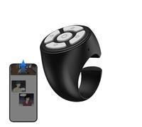 Scroller wireless ad anello per le dita, senza fili, con telecomando per registrazione video con design ad anello, per casa, viaggi, auto, campeggio e scuola