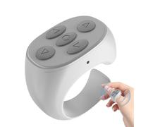 Scrolling Ring, Wireless Camera and Video Remote Shutter with Page Turner Function, Clicker for Scrolling E-Books, Controlling Short Videos, Taking Photos, Hands-
