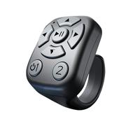 Scrolling Ring | Wireless Video Scroller & Auto Camera Shutter | 3-in-1 Remote Control Clicker | Finger RinNg for | E-Reader Page Turner | Presentation Tool for Content Crea