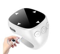 -Scrollring - Kabelloser Touch-Controller, Nahtlose Smartphone-Navigation, Ergonomisches Finger-Steuergerät | Für Video, Musik, Präsentationen, Livestreams, Arbeit Und Den Täglichen G