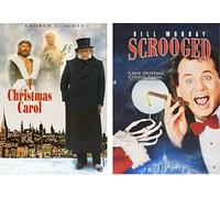 Scrooged & A Christmas Carol - Holiday DVD pack - George C. Scott & Bill Murray