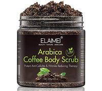 Scrub al caffè naturale con scrub corpo al caffè biologico, miglior trattamento dell'acne, anticellulite e smagliature, terapia con ragno venoso per vene varicose ed eczema