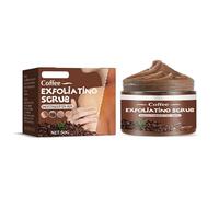 Scrub al Caffè Viso e Corpo, Scrub Esfoliante per il Corpo con Caffeina, Crema Idratante Esfoliante Corpo, Migliora la Melanina e Ringiovanisce la Pelle, Ringiovanimento della Pelle, 50g