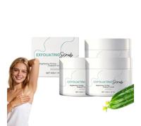 Scrub ascelle - Crema deodorante illuminante, scrub ascelle per aiutare a ridurre l'odore e lo scolorimento, scrub deodoranti idratanti esfolianti per donne e uomini (3)