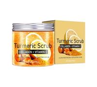 Scrub Corpo Alla Curcuma, Con Collagene E Vitamina C, 200 G, Scrub Viso Alla Curcuma, Cura Termale Idratante Per Il Corpo, Formula Idratante, Per Zona Bikini, Collo, Sedere, Schiena, Ascelle, Pe