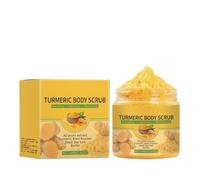 Scrub corpo alla curcuma, scrub viso esfoliante e idratante, uniforma il tono della pelle, deterge delicatamente in profondità, adatto a tutti i tipi di pelle