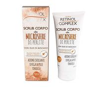 Scrub corpo alle Microsfere di perlite con olio di avocado formato doccia azione esfoliante, leviga la pelle e tonificante - 200ml 12m