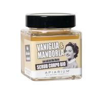 SCRUB CORPO BIO VANIGLIA E MANDORLA APIARIUM 410 g CON SALI DEL MAR MORTO