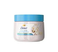 Scrub corpo Dove al latte di macadamia e riso, esfolia e nutre in profondit per una pelle liscia e radiosa, 425 ml
