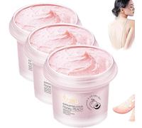Scrub corpo esfoliante illuminante alla pesca, scrub corpo liscio e compatto alla pesca, scrub corpo alla pesca, pelle morbida e liscia, per corpo, mani, gomiti