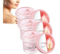 Scrub Corpo Illuminante Pesca, Scrub Corpo Pesca, Scrub Corpo Pesca, Scrub Corpo Liscio e Stretto Pesca, Scrub Corpo Organico per Corpo, Viso, Mano e Piede (3 pcs)