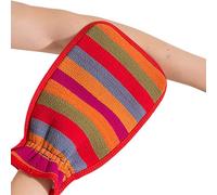 scrub corpo, lavaggio doccia, guanti per la pulizia del bagno con texture morbida, accessorio per la cura della pelle, scrub spa dal design morbido, igiene personale per