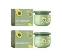 Scrub corpo naturale all'avocado e agli agrumi - Esfolia delicatamente, leviga la pelle, migliora cellulite e ruvidità, contiene niacinamide e acido ialuronico, 100 g