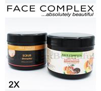 Scrub corpo viso Esfoliante Bava di Lumaca Albicocca + Talasso Scrub Drenante 2X