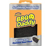Scrub Daddy BBQ Daddy - BBQ Cleaning Brush Replacement Head, Barbeque Grill Cleaner, Wire Bristle Free with FlexTexture, Barbecue Cleaner Brushes, High-Tech Cleaning Accessories for Men
