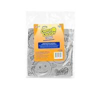 Scrub Daddy Damp Duster, Spugna Magica per la Pulizia della Polvere, Spolverino per Persiane e Tende in Legno, Prese d'Aria, Termosifoni, Battiscopa, Specchi e Ragnatele, Trattiene la Polvere, 2 Pz