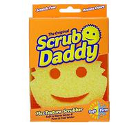 Scrub Daddy - Spugna multiuso a doppia texture e scrubber abrasivo, per l'uso con acqua calda o fredda