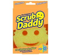 Scrub Daddy Originale Spugna Piatti Lavabile, Spugne Cucina e Bagno, Non Graffia Prodotti per la Pulizia della Casa, Design Morbido e Compatto FlexTexture, Lavabile in Lavastoviglie, Giallo 1 Pz