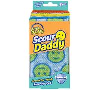 Scrub Daddy Scour Daddy, spugna per piatti, per pulire senza graffiare, spugnetta per piatti, alternativa alle spugne da cucina in metallo, spugne per piatti per lavare, confezione da 3 pezzi