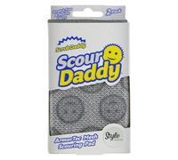 Scrub Daddy Scour Daddy Style, spugna per piatti, per pulire senza graffiare, spugnetta per piatti, alternativa alle spugne da cucina in metallo, spugne per piatti per lavare, confezione da 2 pezzi