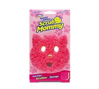 Scrub Daddy Scrub Mommy, Spugnetta per i piatti in edizione speciale con gatto, antigraffio, multiuso, senza BPA, in schiuma polimerica, resistente a macchie, muffa e odori, per cucina (1 pz)