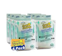 Scrub Daddy Soap Daddy - Dispenser di sapone liquido a due lati per lavello della cucina + pulizia del bagno, ricaricabile e facile da usare, essenziale da usare con piatti o sapone per le mani, 1