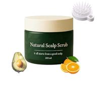 Scrub del cuoio capelluto naturale, pulizia profonda e esfoliante nutriente, nutri il cuoio capelluto e ripara la cura dei capelli, allevia il cuoio capelluto pruriginoso e la forfora (1)