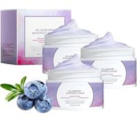 Scrub detergente esfoliante al mirtillo, rimuove efficacemente le cellule morte dalla superficie cutanea, riduce macchie scure e opacità e rende la pelle più luminosa e liscia.