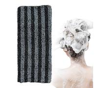 Scrub di asciugamani doccia, scrubber per la doccia per corpo - Asciugamani da bagno a doppia faccia a corto di corpo,Pespa per pelle di pulizia di asciugatura rapida, spazzola per la mia spazzola per