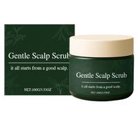Scrub esfoliante naturale per il cuoio capelluto, detergente profondo e nutriente, allevia prurito e forfora, formula delicata, idratante e confortevole per tutti i tipi di capelli