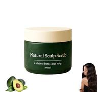 Scrub esfoliante naturale per il cuoio capelluto. Detergente profondo e nutriente. Esfoliante, idratante e confortevole. Allevia la secchezza per tutti i tipi di capelli.