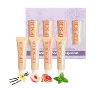 Scrub esfoliante per labbra,Esfoliante per labbra - Scrub per labbra esfoliante per labbra | 4X prodotti per la cura delle labbra idratanti per le labbra, set di
