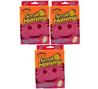 Scrub Daddy Scrub Mommy - Spugna abrasiva, detergente per la cucina, detergente con modifica della trama, spugna Smiley senza graffi, spugne resistenti agli odori, spugna per piatti