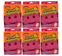 Scrub Mommy Spugna 6 X 1 Pezzo Doppia Faccia Spazzola E Spugna