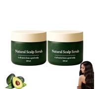 Scrub Naturale per il Cuoio Capelluto, Detergente Profondo, Idratante, Nutriente, Esfoliante, Antiforfora e Rimozione dei Depositi per Tutti i Tipi di Capelli
