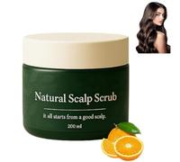 Scrub naturale per il cuoio capelluto, scrub esfoliante delicato alle erbe per il cuoio capelluto, pulizia profonda, formula botanica delicata, allevia la secchezza
